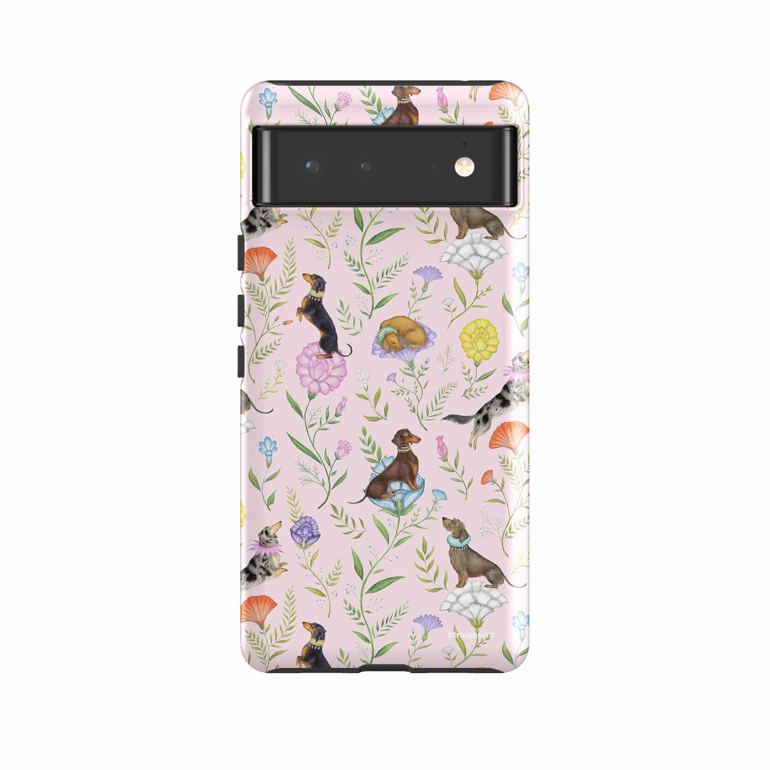 Comfort Texture Layer Google Tough Case -  Google Pixel Case Doxy Day Afternoon Petal By Catherine Rowe
