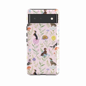 Google Tough Case -  Google Pixel Case Doxy Day Afternoon Petal By Catherine Rowe Vivid Texture