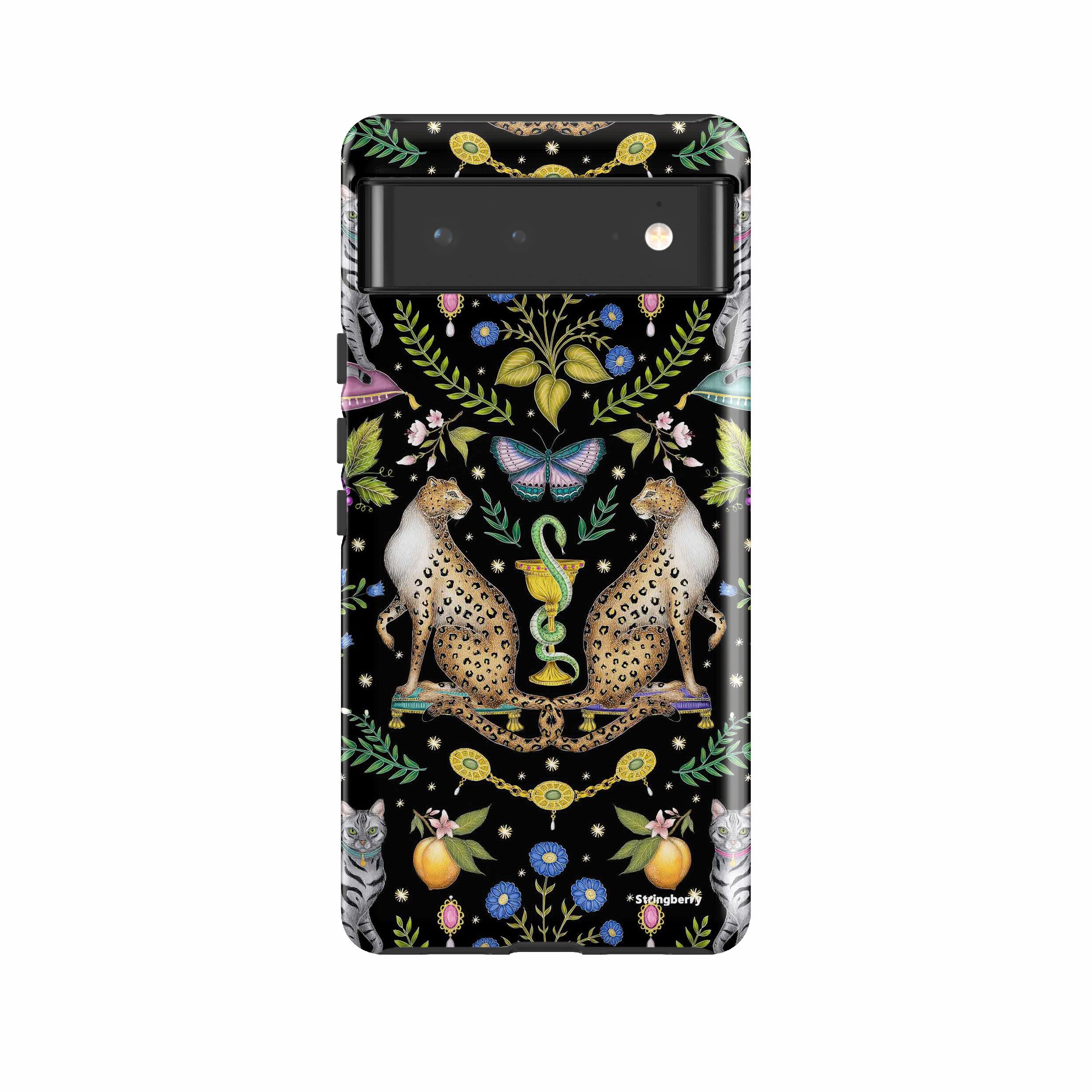 Google Tough Case -  Google Pixel Case Kyoto No Ruffs By Catherine Rowe Flexible Grip Texture