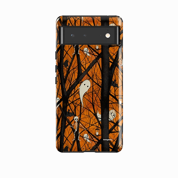 Modern Surface Design Light Protection Google Tough Case -  Halloween Pattern By Maja Lindberg