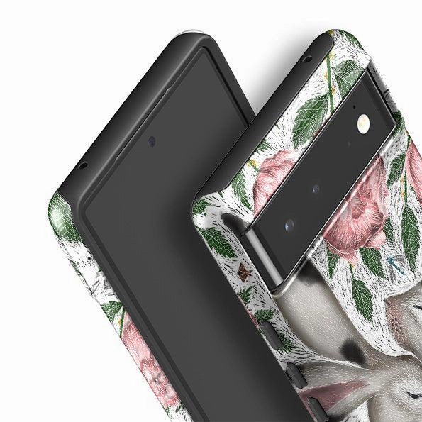 Google Tough Case -  Hares And Peonies By Catherine Rowe Matte Touch