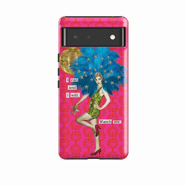 Compact Design Classic Pattern Google Tough Case -  I Can And I will By Clare Jordan