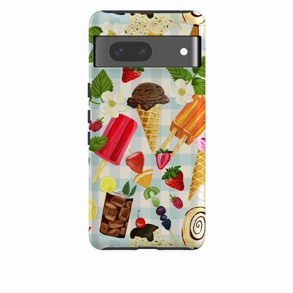 Customizable Option Hard Plastic Google Tough Case - Ice Floral By Abby Jacobs