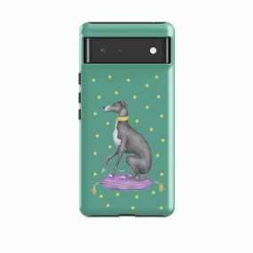Google Tough Case -  Italian Greyhound By Catherine Rowe Sleek Grip Premium Pattern Design
