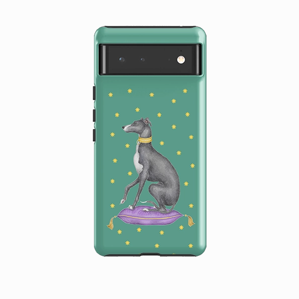Google Tough Case -  Italian Greyhound By Catherine Rowe Sleek Grip Premium Pattern Design