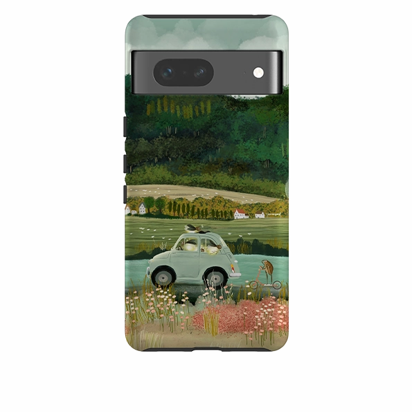 Protective Texture Finish Google Tough Case -  Lightening Bugs By Katherine Quinn