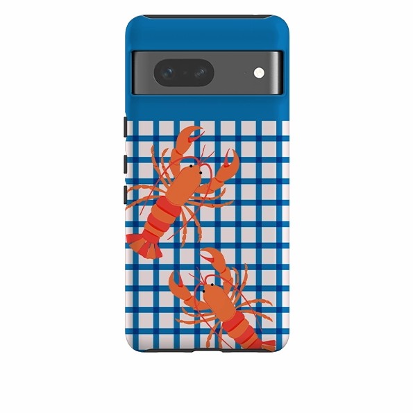 Rugged Edge Texture Scratch Block Google Tough Case - Lobsters