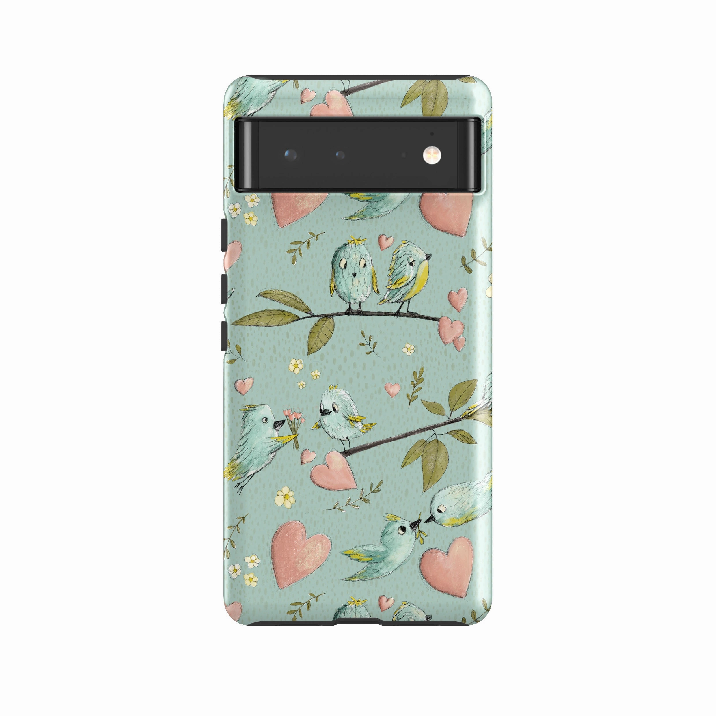 Durable Finish Layer Google Tough Case -  Love Is In The Air By Maja Lindberg