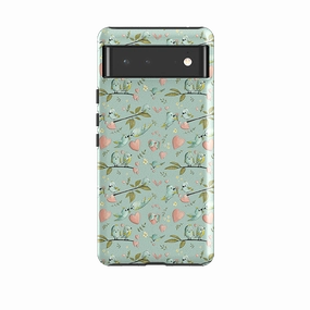 Stylish Grip Texture Google Tough Case -  Love Is In The Air Pattern By Maja Lindberg