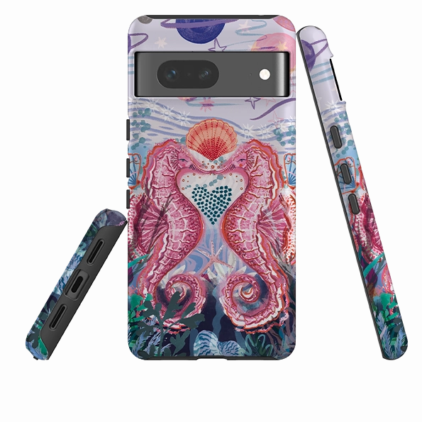 Google Tough  Case - Lovesick In Polperro by Emma Frances Grant Everyday Fit