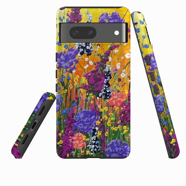 Google Tough Case -  Morning Glory By Linda Calvert Jacobson Durable structure Crystal Finish