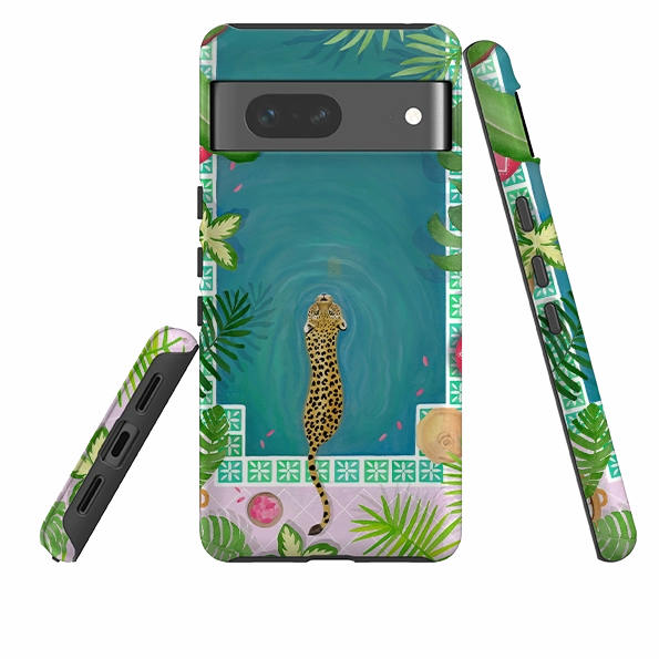 Google Tough Case -  Morocco Pool Leopard By Bex Parkin Smooth Finish Touch