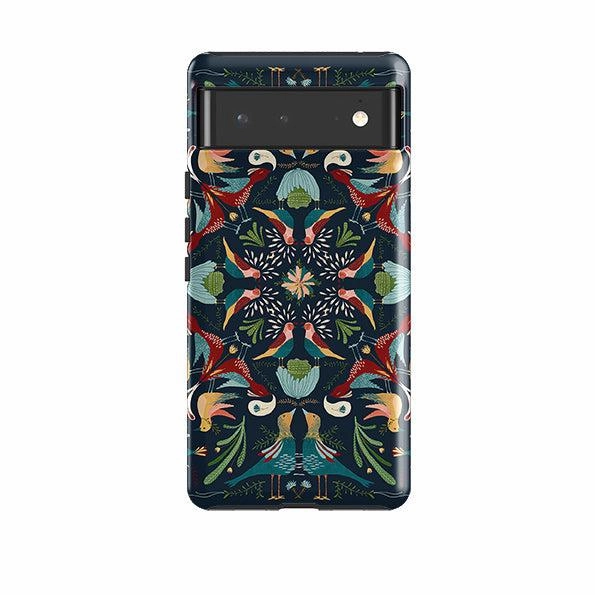 Premium Touch Google Tough Case -  Navy Hanky By Katherine Quinn