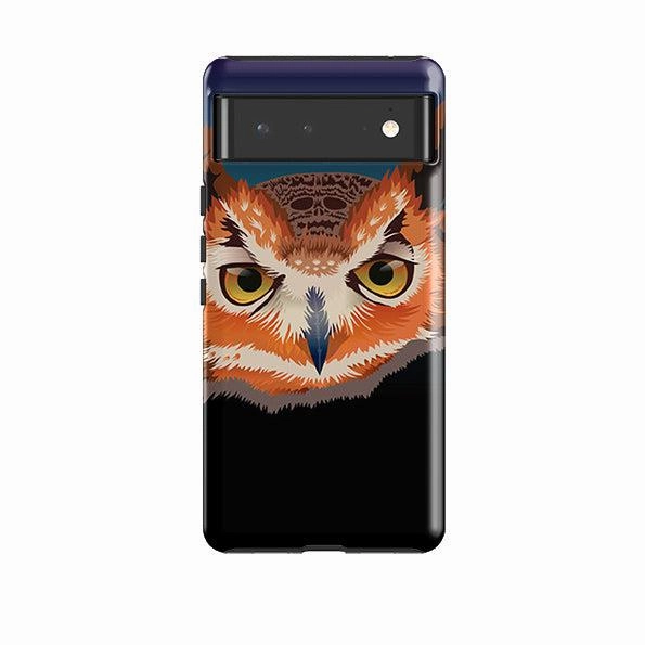 Google Tough Case -  Owl By Mia Underwood Hybrid Touch Handheld device