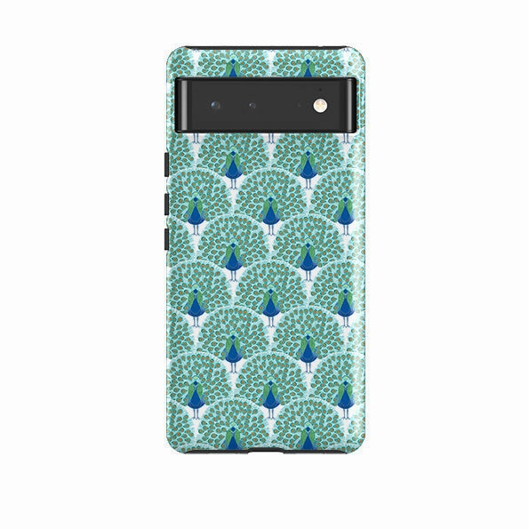 Google Tough Case -  Peacock By Natalie Pedetti Prack Protective Shell Protective Fit