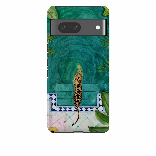 Smooth Grip Layer Google Tough Case -  Riad Tiger By Bex Parkin