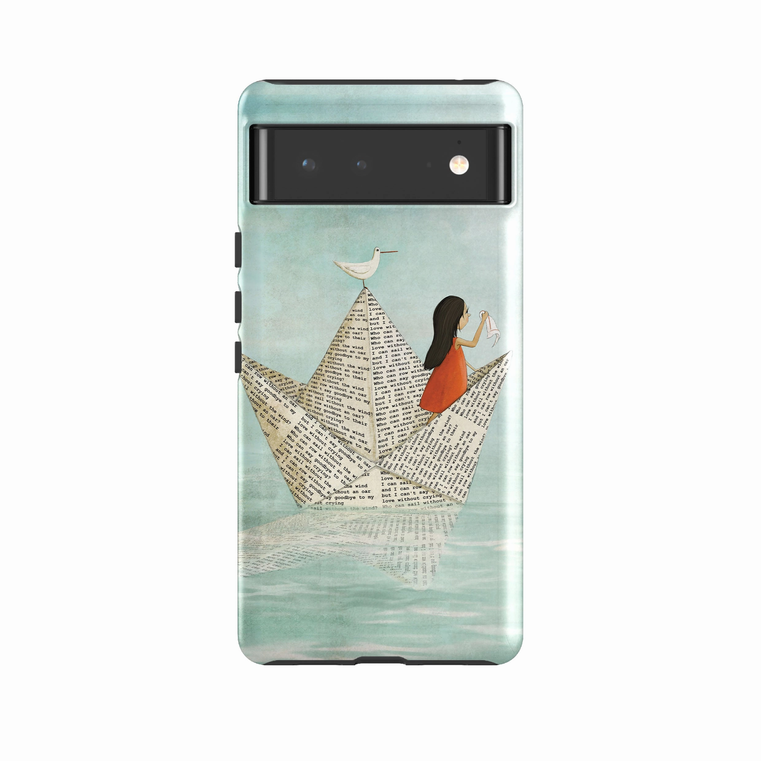 Google Tough Case -  Sail Without A Wind By Maja Lindberg Matte Layer Minimal Look