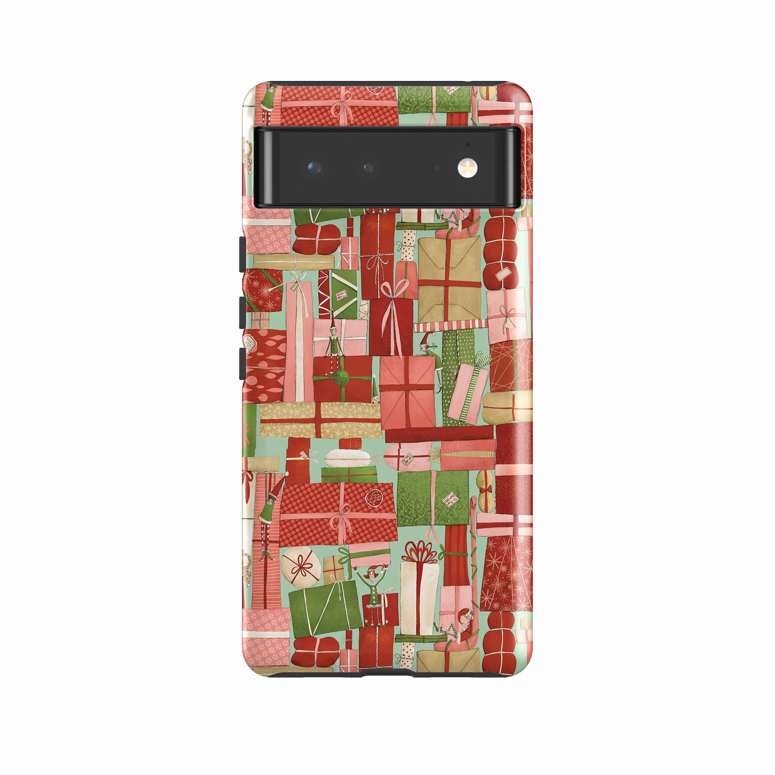 Google Tough Case -  Santas Helpers By Maja Lindberg Soft Touch Elegant Texture Layer