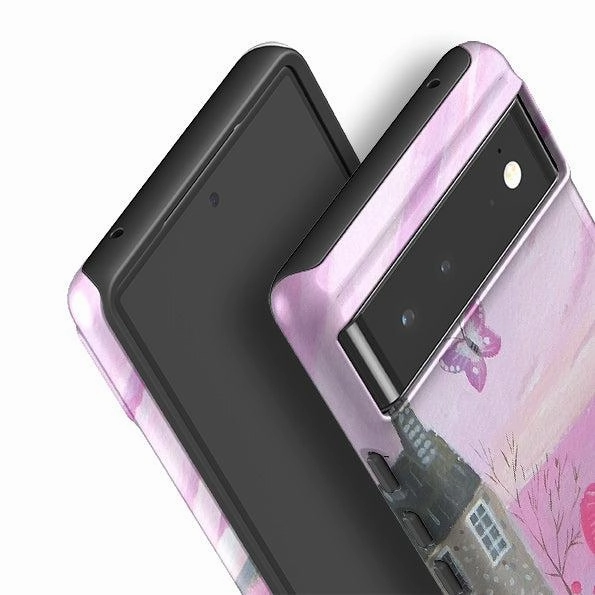 Google Tough Case -  Seaside Flowers By Mary Stubberfield High protection