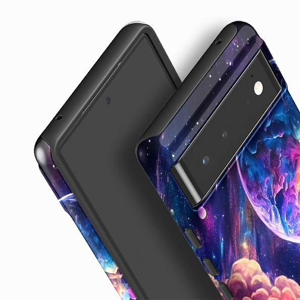 Non slip grip Soft Surface Design Google Tough Case -  Sebulba