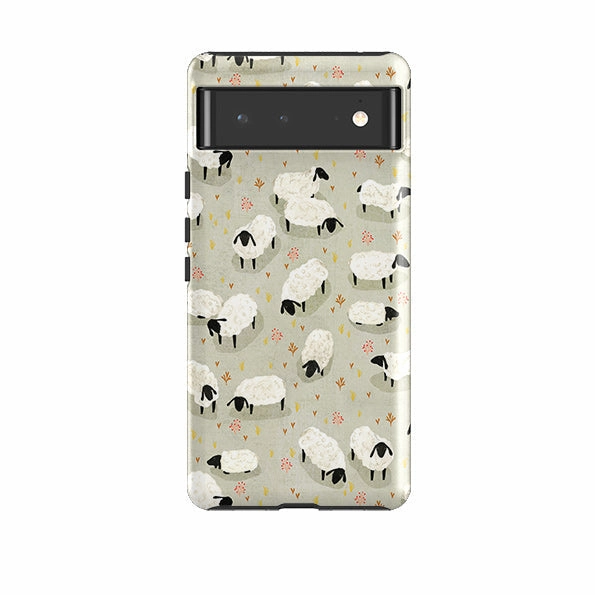Google Tough Case -  Sheep Grey By Katherine Quinn Modern Texture Flexible Pattern Layer