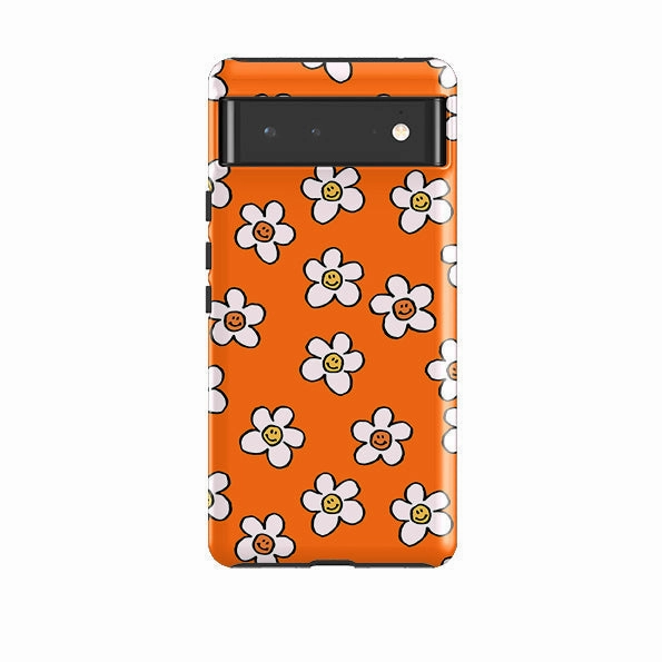 Fashion Look Google Tough Case -  Smiley Orange