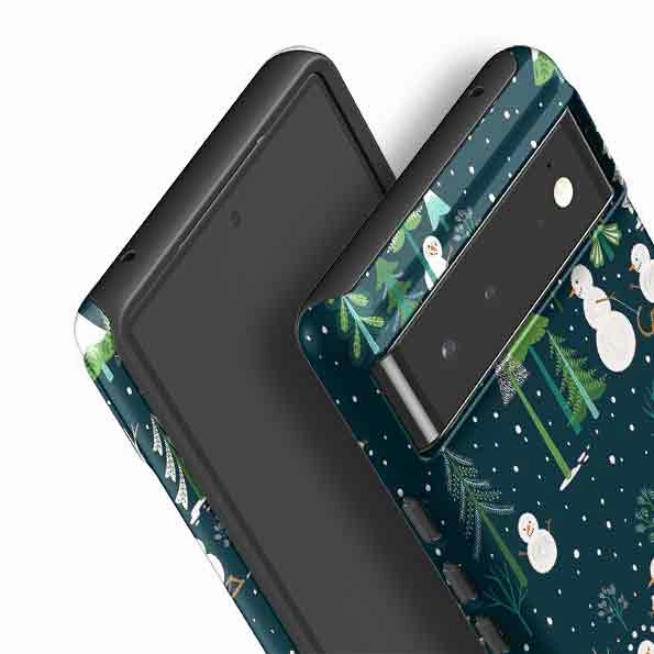 Google Tough Case -  Snowman Playground By Jenny Zemanek Durable Protection Layer Durable Edge Finish