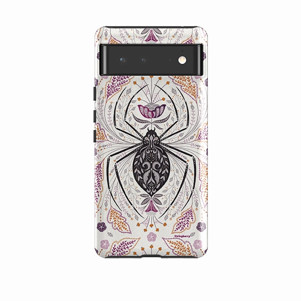 Google Tough Case -  Spider By Jenny Zemanek Soft Detail Rugged Look Finish