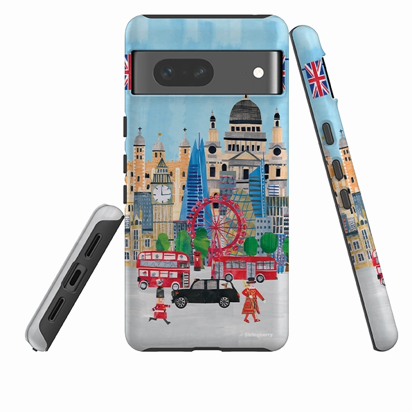 Unique Artwork Modern Pattern Style Google Tough Case -  Spring In London II By Tracey English