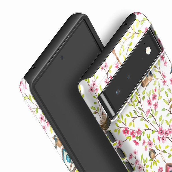 metal frame Google Tough Case -  Spring Pattern By Elisabeth Haager