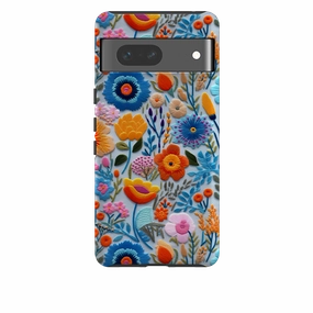 Gift Choice Protective Form Texture Google Tough Case - Spring Petals II