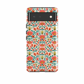 Google Tough Case -  Summer Bees By Nina Pace Light Frame Vivid Detail Texture