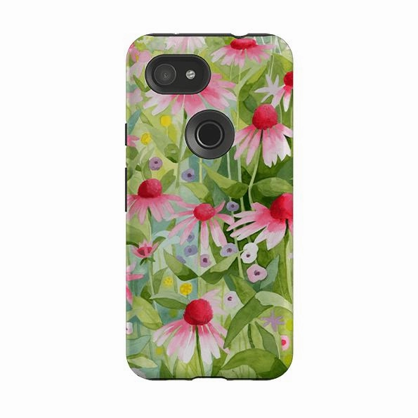 Google Tough Case -  Summer Echinacea By Bex Parkin Minimal Shield Texture Polished Texture Design