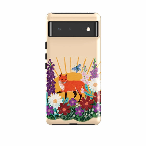 Tight Fit Soft Feel Google Tough Case -  Summer Fox By Lee Foster Wilson