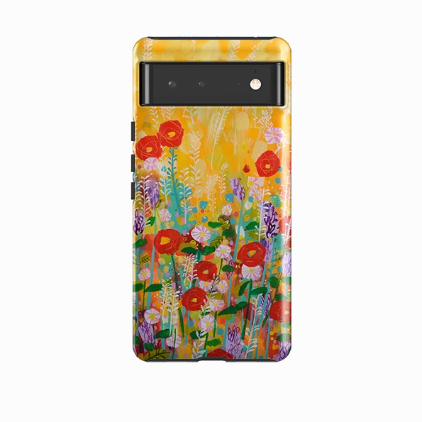 Comfort Design Colorful Design Google Tough Case -  Summer Meadow By Claire West
