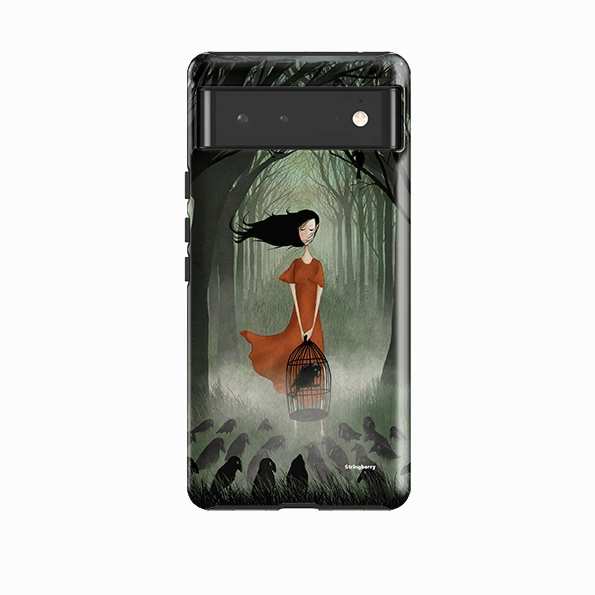 Google Tough Case -  The Raven Girl By Maja Lindberg Smooth Surface