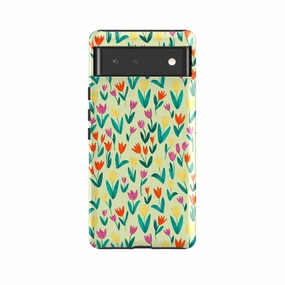 Comfort Fit Edge Google Tough Case -  Tulips By Caroline Bonne Muller