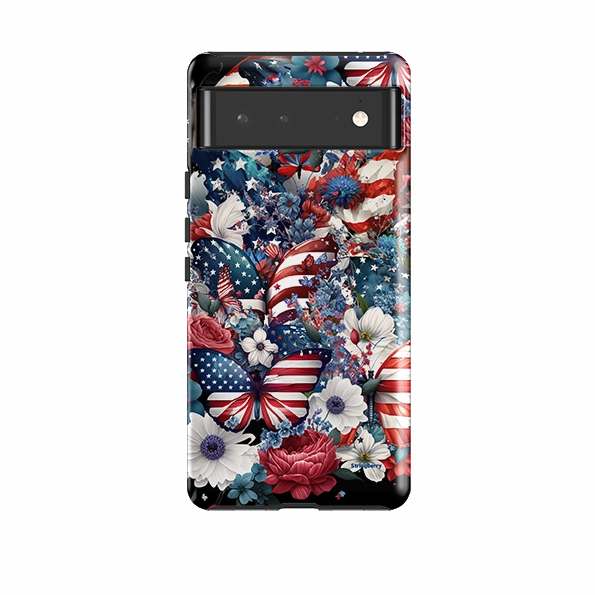 Non Slip Google Tough Case -  US Floral I