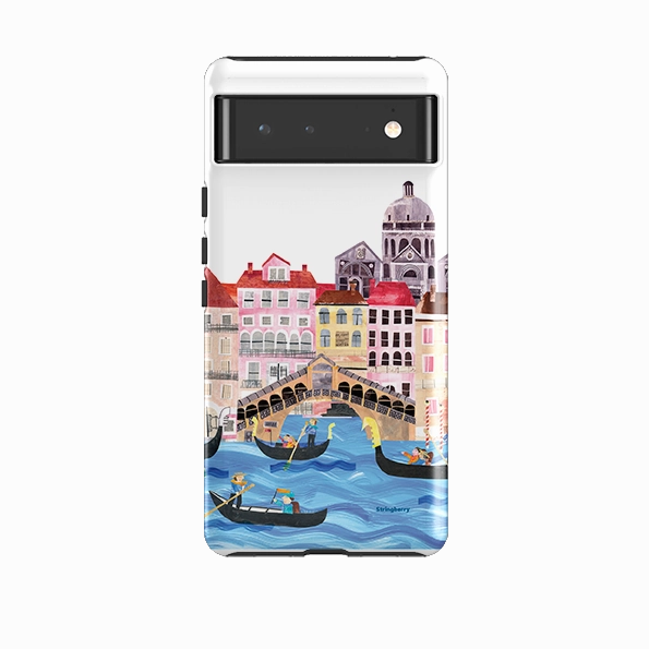 Matte Design Texture Lightweight Grip Google Tough Case -  Venice By Tracey English