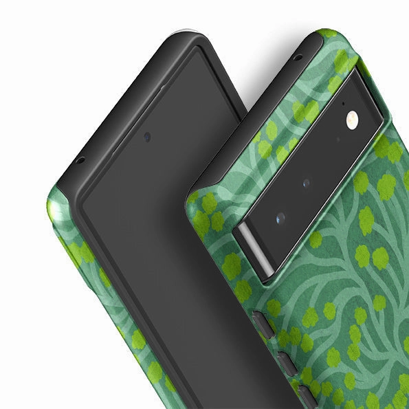 Google Tough Case -  Vine Green And Teal By Katherine Quinn Trendy Design