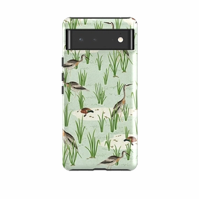 Strong material Raised Edges Google Tough Case -  Wet Lands By Katherine Quinn