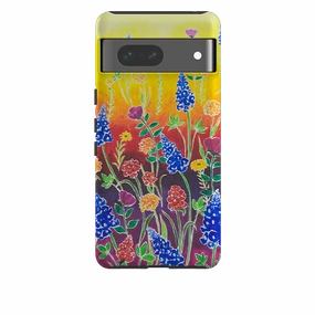 Gradient Design Google Tough Case -  Wildflower Fantasy By Linda Calvert Jacobson