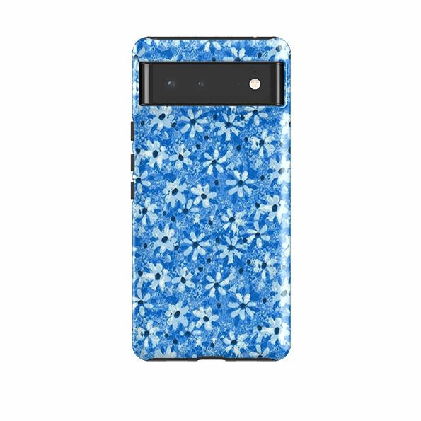Luxury Appeal Grip Safe Google Tough Case -  Windowbox Blue By Sarah Campbell