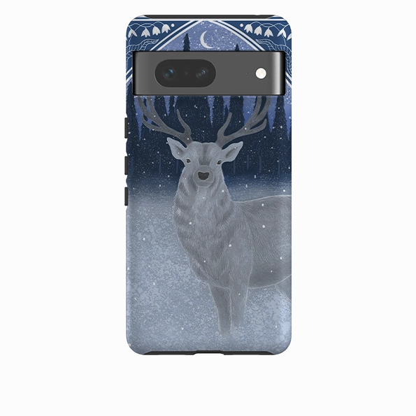 Daily Durability Google Tough Case - Winter Stag By Bex Parkin