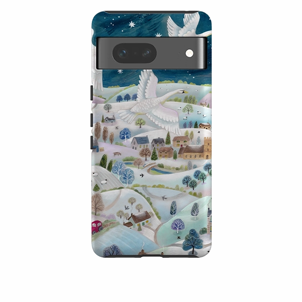 Google Tough Case - Winter Swans By Bex Parkin Vivid Surface