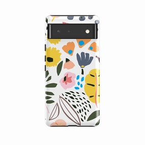 Modern Accent Protective Corner Google Tough Case -  Xmas Floral VIII