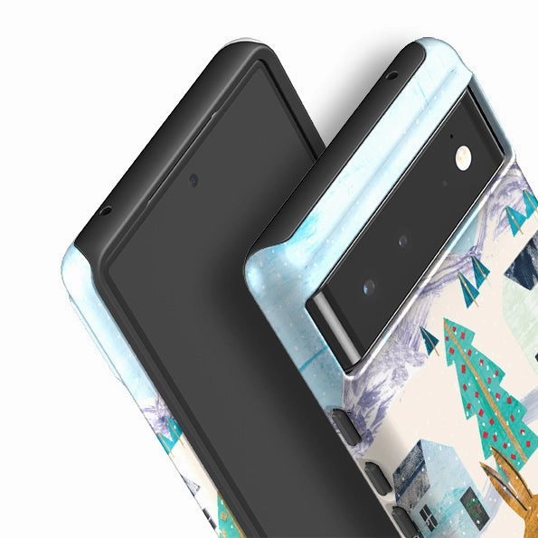 Google Tough Case -  Xmas Hare By Tracey English Scratch Resistant