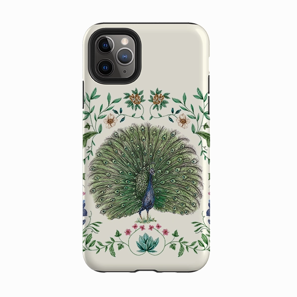 Durable Accessory Durable Texture Finish iPhone Tough Case - Peacock By Jade Mosinski