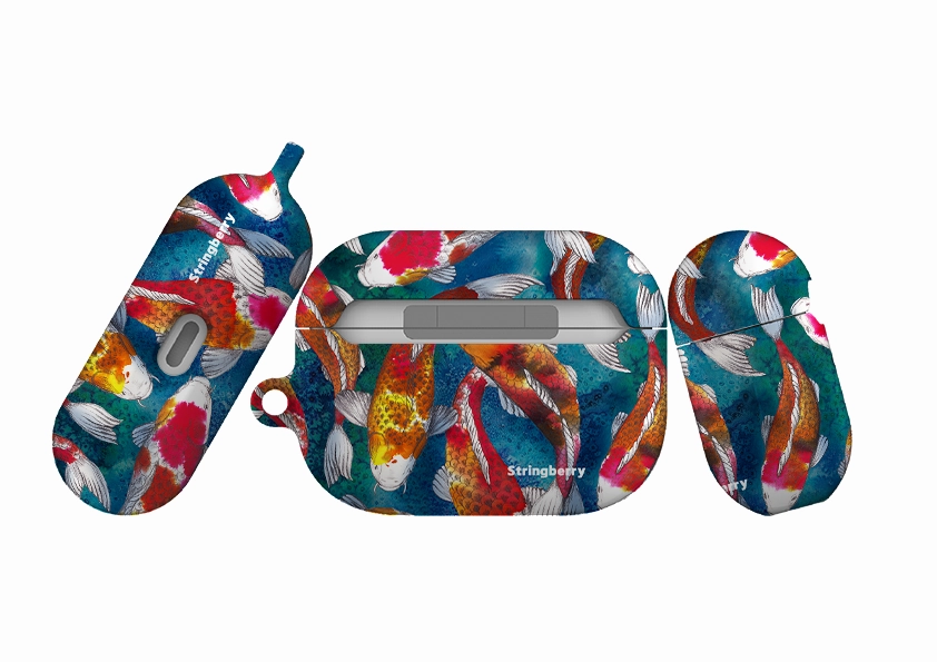 portable pastel leather travel protector Adachi Airpod Pro Case ( Gen 1 & 2 )