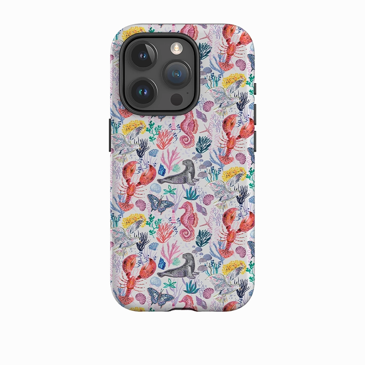 Sleek Feel iPhone Case - Coastline Pattern-D By Emma Frances Grant